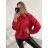 Halenka saténová dlouhý rukáv dámská (S/M/L ONE SIZE) ITALSKá MóDA IM322561/DR M / L červená
