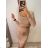 Súprava trblietavá flitrová sukňa a top dlhý rukáv dámska (S/M ONE SIZE) TALIANSKA MÓDA IMWE224031