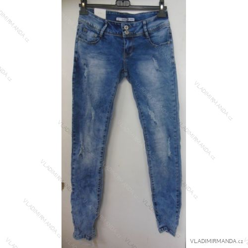 Rifle jeans Dámske nízke sed (34-44) SMILING JEANS S181