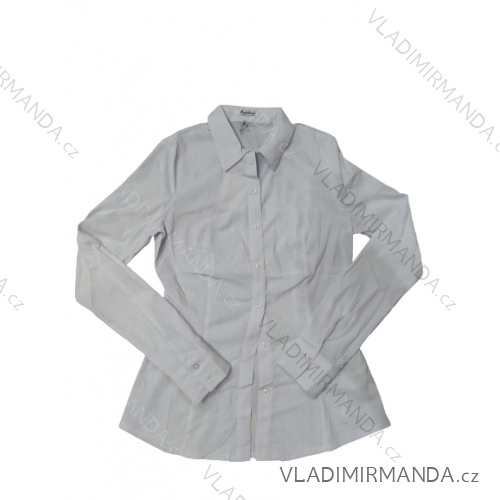 Košeľa klasik dlhý rukáv dámska (S-XL) TALIANSKA MÓDA IMM22AI-1909