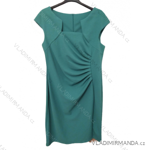 Šaty elegantný krátky rukáv dámske nadrozmer (2XL-4XL) TALIANSKA MóDA IMM22A2982
