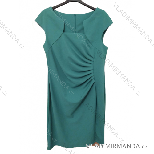 Šaty elegantný krátky rukáv dámske nadrozmer (2XL-4XL) TALIANSKA MóDA IMM22A2982