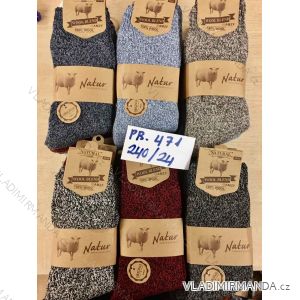 Ponožky teplé vlnené ovčej dámske (35-42) AMZF AMZF22PB471