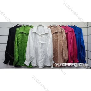 Košeľa dlhý rukáv dámska (S/M ONE SIZE) TALIANSKA MÓDA IMWP23021