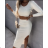 Súprava elegantnej sukne a sveter dlhý rukáv dámska (S/M ONE SIZE) TALIANSKA MÓDA IMPOC237183