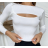 Tričko úpletové dlhý rukáv dámske (S/M ONE SIZE) TALIANSKA MÓDA IMPOC237100