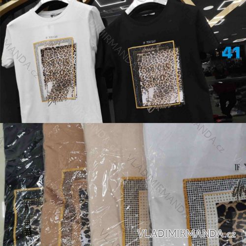 Tričko krátky rukáv dámske (SML) TURECKÁ MÓDA TMWG23032