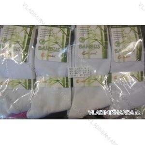Ponožky slabé pánske bambusové (40-46 / biela) PESAIL S23710-1