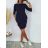 Šaty klasik 3/4 rukáv dámske (S/M/L ONE SIZE) TALIANSKA MóDA IMM23SA4872