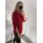 Košeľa oversize s opaskom dlhý rukáv dámska (S/M/L ONE SIZE) TALIANSKA MÓDA IMWGS223417