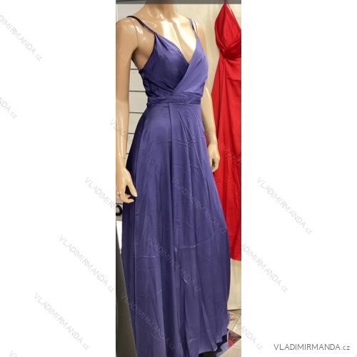 Šaty dlhé na ramienka dámske (S/M ONE SIZE) TALIANSKA MÓDA FMPRP23R1466