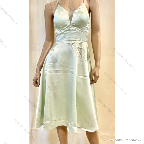 Šaty elegantné na ramienka dámske (S/M ONE SIZE) TALIANSKA MÓDA FMPRP23HM2303