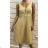 Šaty elegantné skladané na ramienka dámske (S/M ONE SIZE) TALIANSKA MÓDA FMPRP23HM2306