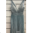 Šaty elegantné skladané na ramienka dámske (S/M ONE SIZE) TALIANSKA MÓDA FMPRP23HM2306