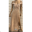 Šaty dlhé elegantný carmen dámske (S/M ONE SIZE) TALIANSKA MÓDA FMPRP231672