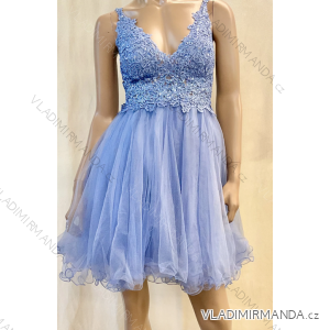 Šaty elegantné na ramienka dámske (S/M ONE SIZE) TALIANSKA MÓDA FMPRP23DF_8901