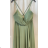 Šaty dlhé elegantné na ramienka dámske (S/M ONE SIZE) TALIANSKA MÓDA FMPRP23JR19035
