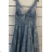 Šaty dlhé elegantné spoločenské na ramienka dámske (S/M ONE SIZE) TALIANSKA MÓDA FMPRP23DF9137