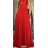 Šaty dlhé elegantné spoločenské bez rukávov dámske (S/M ONE SIZE) TALIANSKA MÓDA FMPRP23JR-17611
