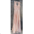Šaty dlhé elegantné spoločenské na ramienka dámske (S/M ONE SIZE) TALIANSKA MÓDA FMPRP23R1349