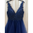 Šaty dlhé elegantné spoločenské na ramienka dámske (S/M ONE SIZE) TALIANSKA MÓDA FMPRP23DF8861