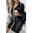 Šaty elegantný dlhý rukáv dámske (S/M ONE SIZE) TALIANSKA MÓDA FMPRP23DPU419