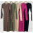 Šaty elegantný dlhý rukáv dámske (S/M ONE SIZE) TALIANSKA MÓDA FMPRP23824