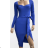 Šaty elegantný dlhý rukáv dámske (S/M ONE SIZE) TALIANSKA MÓDA FMPRP2308536-1