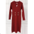 Šaty elegantný dlhý rukáv dámske (S/M ONE SIZE) TALIANSKA MÓDA FMPRP23MO1235