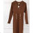 Šaty elegantný dlhý rukáv dámske (S/M ONE SIZE) TALIANSKA MÓDA FMPRP23MO1235