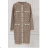 Šaty elegantný dlhý rukáv dámske (S/M ONE SIZE) TALIANSKA MÓDA FMPRP23MC1236