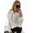Košeľa dlhý rukáv dámska (S/M ONE SIZE) TALIANSKA MÓDA IMWB23005/DU S/M biela