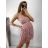 Šaty spoločenské tylové na ramienka dámske (S/M ONE SIZE) TALIANSKA MóDA IM92311549