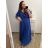 Šaty spoločenské elegantné šifónové krátky rukáv dámske nadrozmer (XL/2XL ONE SIZE) TALIANSKA MÓDA IMM22ZO9014/DU XL/2XL staroružová
