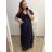 Šaty spoločenské elegantné šifónové krátky rukáv dámske nadrozmer (XL/2XL ONE SIZE) TALIANSKA MÓDA IMM22ZO9014/DU XL/2XL staroružová