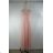 Šaty dlhé spoločenské elegantné letné bez rukávov dámske (S/M ONE SIZE) TALIANSKA MÓDA IMPSH233584 ružová S/M
