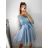 Šaty elegantný dlhý rukáv dámske (S/M ONE SIZE) TALIANSKA MÓDA IMPSH24V3852 béžová S/M