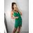 Šaty elegantné mini na ramienka dámske (S/M ONE SIZE) TALIANSKA MÓDA IM322105 červená S/M
