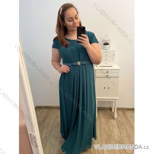 Šaty plesové elegantné spoločenské rukáv dámske nadrozmer (L/XL ONE SIZE) TALIANSKA MÓDA IMM23FRANCESCA