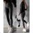 Nohavice/legíny koženkové dlhé dámske (S/M ONE SIZE) TALIANSKA MÓDA IMWE23F26320