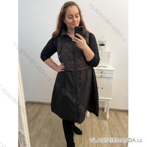 Vesta bez rukávov dámske nadrozměr (XL/2XL ONE SIZE) TALIANSKA MóDA IM423ELENA/DU