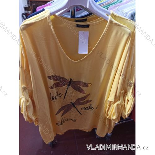 Tunika dlhý rukáv dámske (S/M ONE SIZE) TALIANSKA MÓDA IMH23018