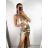 Šaty dlhé elegantné na ramienka dámske (S/M ONE SIZE) TALIANSKA MÓDA IMPBB23A10953