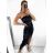 Šaty dlhé elegantný carmen dámske (S/M ONE SIZE) TALIANSKA MÓDA IMPBB23A3826