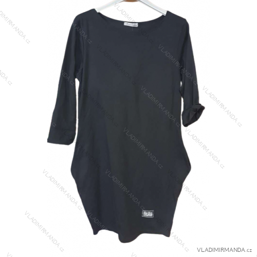 Šaty klasik 3/4 dlhý rukáv dámske (UNI S / M) TALIANSKÁ MÓDA IMD23FINE