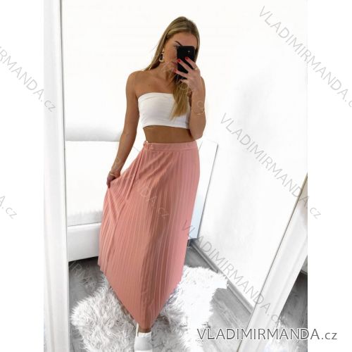 Sukňa dlhá skladaná dámska (S/M ONE SIZE) TALIANSKA MÓDA IMWC23103