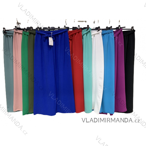 Nohavice letné voľné dlhé dámske (M/L ONE SIZE) TALIANSKA MÓDA IMC23030