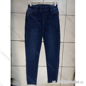 Rifle jeans s gumou v páse dámske nadrozmer (30-42) SUNBIRD SUN23GLX9289