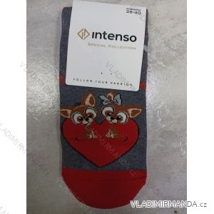 Ponožky veselé slabé valentínske dámske (35-37, 38-40) POLSKÁ MÓDA DPP23002