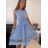 Šaty elegantné letné bez rukávov dámske (S/M/L ONE SIZE) TALIANSKA MÓDA IM923NELA/DU -   vínová
,   S/M